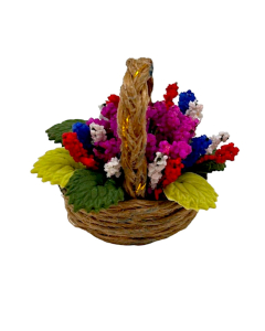 Floral Arrangement In Basket