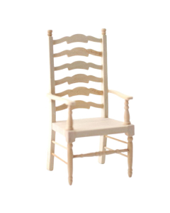 Barewood Ladderback Carver Chair