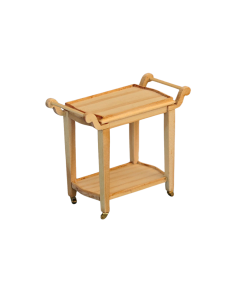 Barewood Two-Tiered Serving Trolley