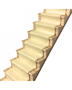 Buttermilk Cream Stair Carpet