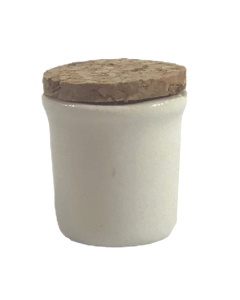Cream Storage Jar with Cork Llid