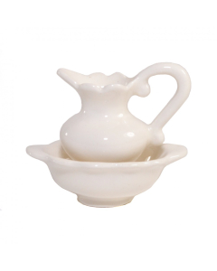 CP096 - Ivory Jug & Bowl