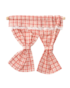 Pink Curtains and Pole