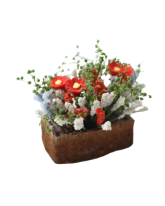 Flowers In Trough
