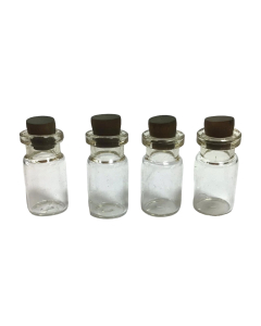 Pack of 4 Medium Glass Jars