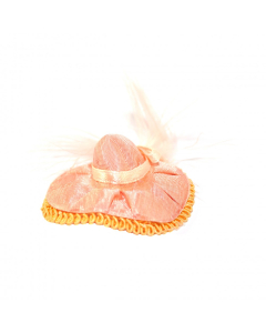D2469 - Pink Hat with Feather