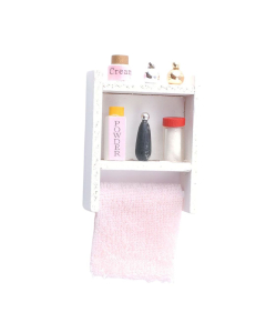Toiletries Shelf and Towel