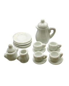 White Coffee Set
