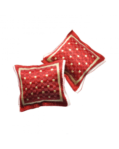 D4187 - Pair of Luxury Red Cushions