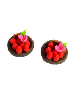 Two Chocolate and Strawberry Tarts