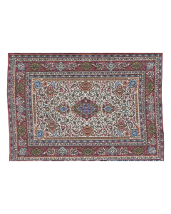 Maroon Turkish Carpet, 10 x 14cm