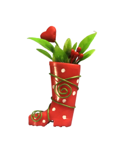 Pink Boot with Flower (Discontinued)