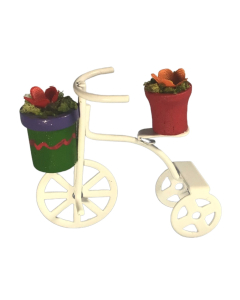 White Trike with Flowers (Discontinued)