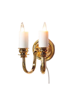 Double Wall Candle Lamp - Wired