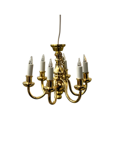 6 Arm Chandelier - Wired 