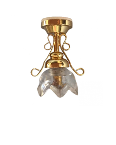 Lily Ceiling Light Clear Shade - Wired 
