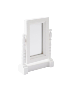 White Swivel Mirror