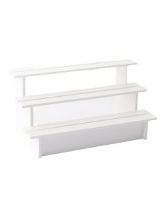 White Stall Shelves