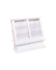 Shop Display Cabinet White