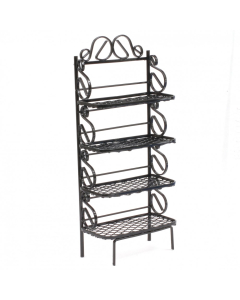 DF77559 - Black Metal Shop Shelves