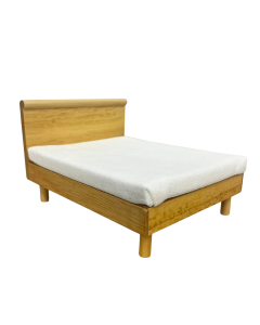 Light Pine Modern Double Bed