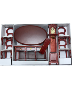 DAMAGED - Mahogany Dining Room Set