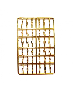 DIY3002 - Gold Letters and Numbers