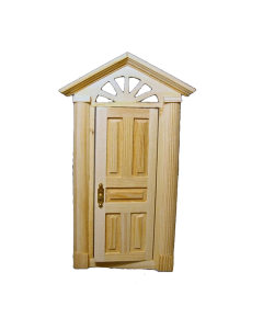 Wooden Skylight Front Door