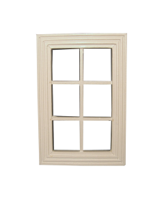 6 Pane White Window