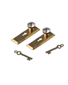 Crystal Knob/Square Plate/Key set