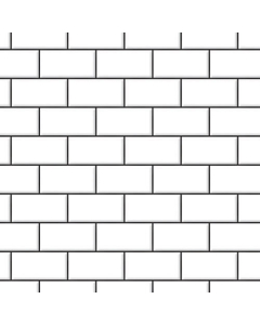 DIY762B - White Metro Tiling Dark Grout