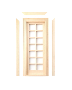 Glazed Barewood External Door