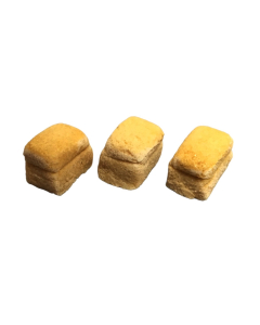 3 White Tin Loaves
