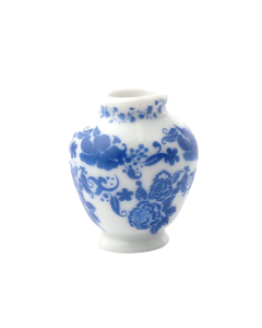 Delft Style Ceramic Vase