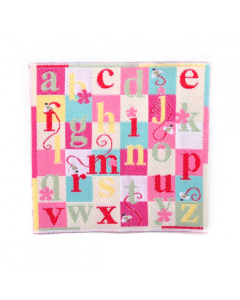 E3099 - Pink Alphabet Rug