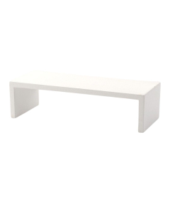 Modern White Low Table/shelf