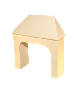 Stone Coloured Stove Surround