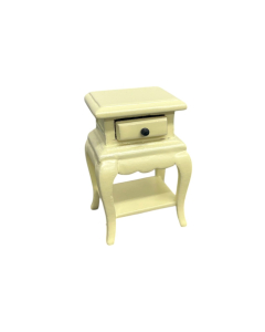 French-style Cream Bedside Table