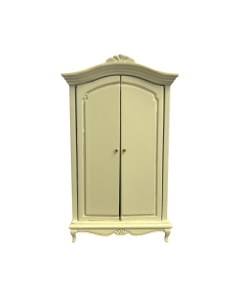 French-style Cream Double Wardrobe