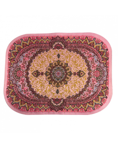 E9349 - Large Oval Pink Rug