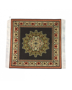 E9355 - Square Black Rug