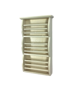 White Painted Shelf Unit