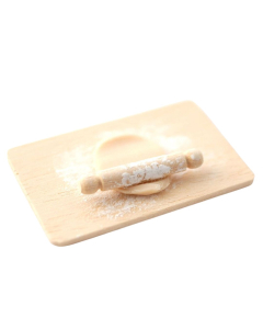 Pastry On Baking Board