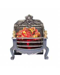 FPG015 - Metal Georgian Fire Grate with Logs