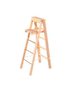 BA009 Barewood Stepladder