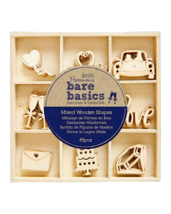 Wooden Shapes - Bare Basics - Wedding