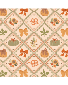 Limited Edition Autumn Diamond Pumpkin Wallpaper