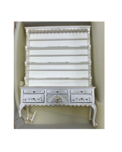 DAMAGED - Handpainted White Dresser