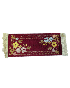 Floral Red Rug