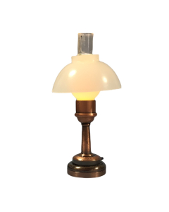 Ornate Copper Oil Lamp - Battery Light